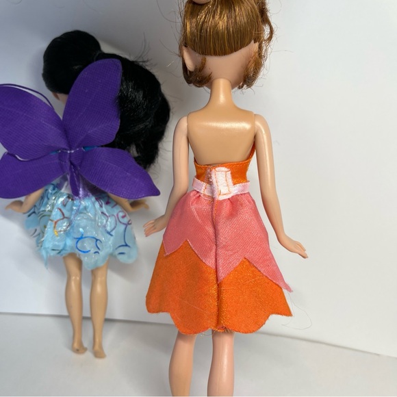 Disney Fairies Tinker Bell Doll Lot Fawn Silvermist Periwinkle Pajama Party Pjs - Picture 6 of 12